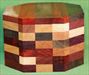 Bowl #432 - Crazy Eclectic Segmented Bowl Blank ~ 5 x 3 1/2 ~ $37.99